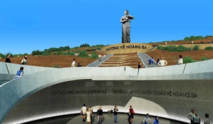 Khởi công xây dựng Khu tưởng niệm "Nghĩa sĩ Hoàng Sa"