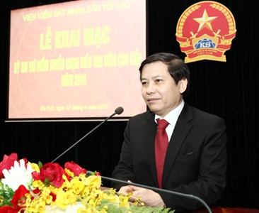 Khai mạc kỳ thi thí điểm tuyển chọn Điều tra viên cao cấp