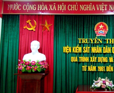 VIỆN KIỂM SÁT NHÂN DÂN QUẬN HÀ ĐÔNG XÂY DỰNG PHÒNG TRUYỀN THỐNG VÀ KỶ YẾU...