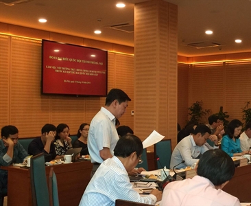 Viện KSND thành phố báo cáo kết quả công tác với Đoàn Đại biểu Quốc hội...