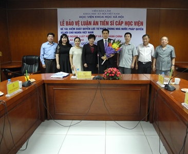 Ngành Kiểm sát Hà Nội thêm một Tiến sĩ luật