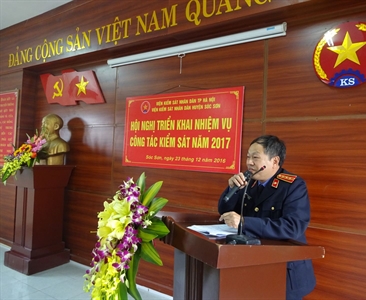 Viện KSND huyện Sóc Sơn tổ chức Hội nghị triển khai nhiệm vụ công tác Kiểm...