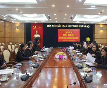 Phòng 10 Viện KSND TP Hà Nội tổ chức hội nghị triển khai công tác năm 2017