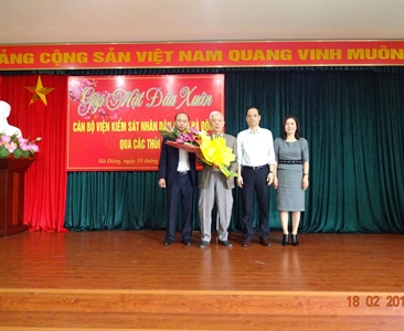 Gặp mặt đầu xuân  Cán bộ Viện kiểm sát nhân dân quận Hà Đông qua các thời kỳ