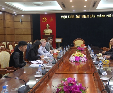 VIÊN KSND TP HÀ NỘI TRAO ĐỔI VỚI HỌC VIÊN TRƯỜNG ĐÀO TẠO THẨM PHÁN QUỐC GIA...