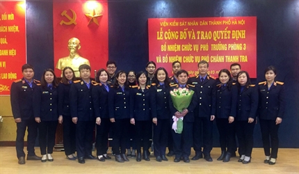 Lễ công bố, trao Quyết định bổ nhiệm các chức vụ phó trưởng phòng 3;phó...