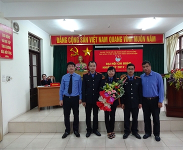 Đại hội Chi đoàn Viện KSND huyện Gia Lâm nhiệm kỳ 2017 - 2018