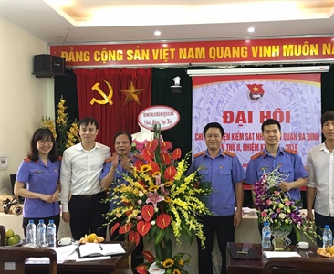 Viện KSND quận Ba Đình tổ chức thành công đại hội Chi đoàn nhiệm kỳ 2017 - 2019