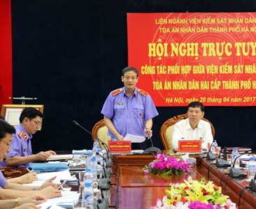 Một Hội nghị đánh dấu nhiều sự kiện của hai ngành Kiểm sát – Tòa án Thủ đô.
