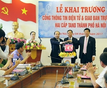 TAND thành phố Hà Nội ra mắt giao diện mới trang thông tin điện tử