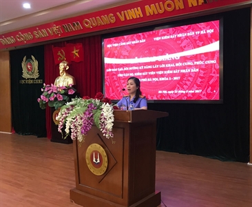 Khai giảng lớp đào tạo, bồi dưỡng kỹ năng, nghiệp vụ lấy lời khai, phúc...