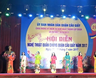 Viện KSND quận Cầu Giấy chào mừng 20 năm thành lập quận Cầu Giấy (01/9/1997...